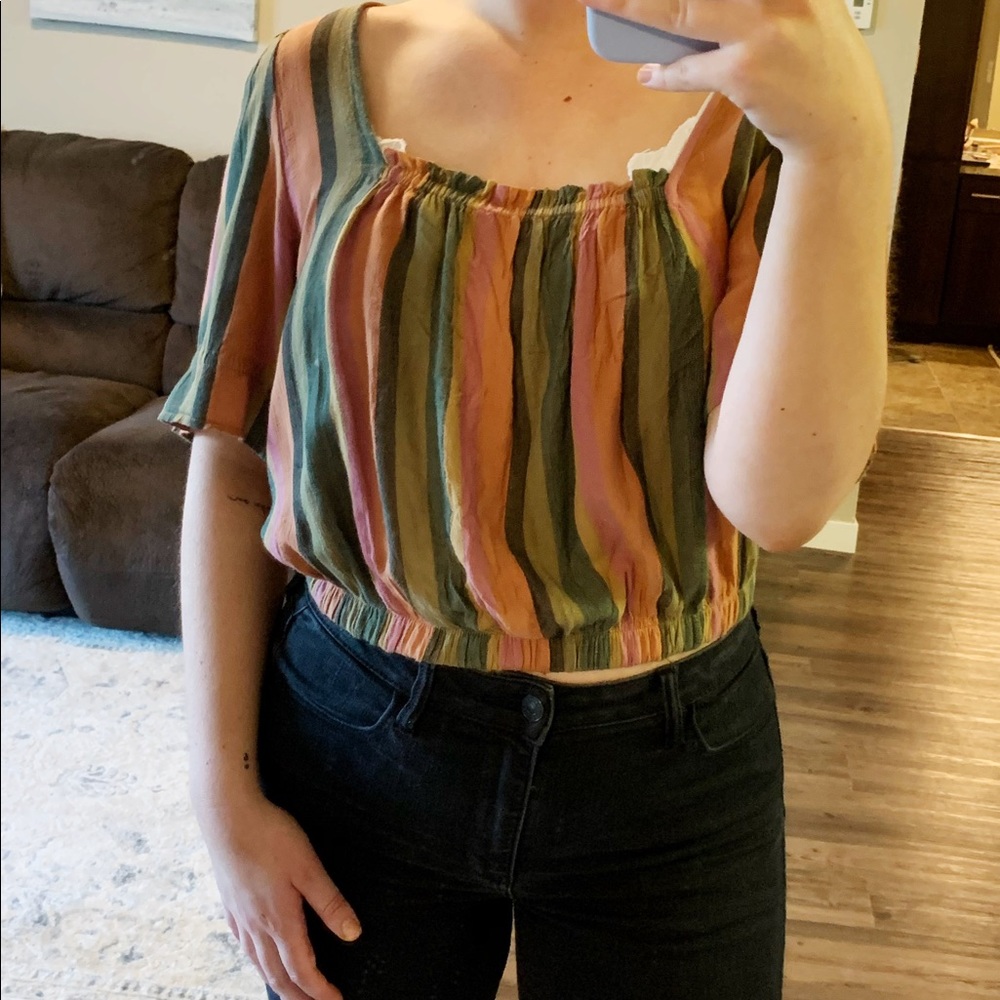 Retro crop top